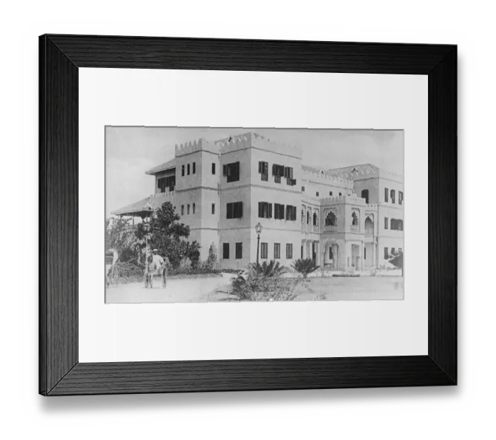 Framed Print : The British Agency, Zanzibar. 1 December 1928 Framed Print : The British Agency, Zanzibar. 1 December 1928
