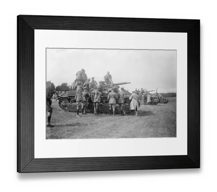 Framed Print : Great mechanical army on Salisbury Plain. 19 August 1927 Framed Print : Great mechanical army on Salisbury Plain. 19 August 1927
