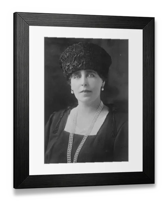 Framed Print : Queen Marie of Romania 6 February 1926 Framed Print : Queen Marie of Romania 6 February 1926