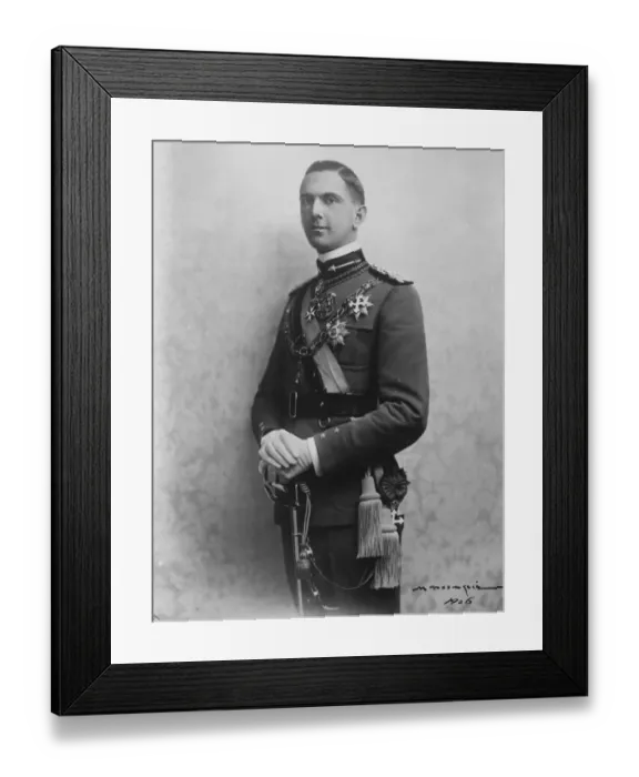 Framed Print : Prince Piedmont of Italy. 13 April 1926 Framed Print : Prince Piedmont of Italy. 13 April 1926