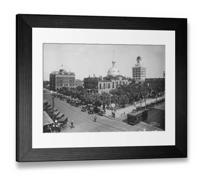 Framed Print : The Florida land boom Tampa Florida, is one of the two principal boom towns Framed Print : The Florida land boom Tampa Florida, is one of the two principal boom towns