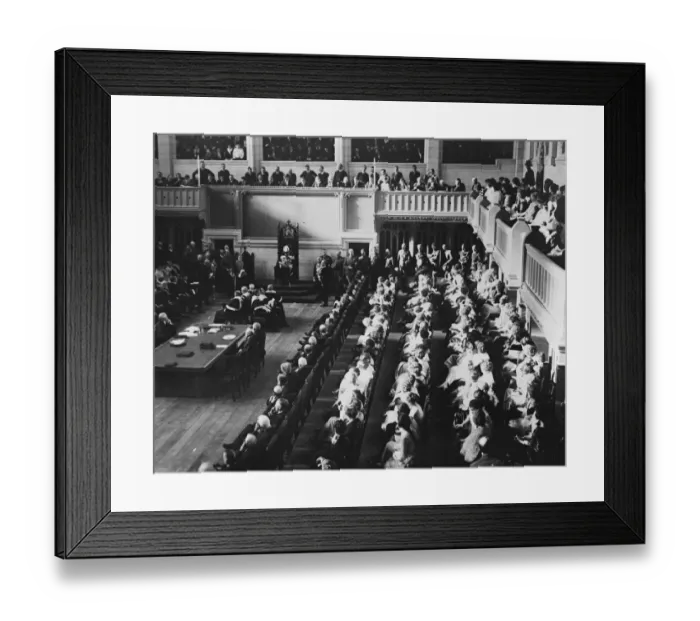 Framed Print : The Duke of Devonshire opens new parliament at Ottawa On the right acting Premier Framed Print : The Duke of Devonshire opens new parliament at Ottawa On the right acting Premier