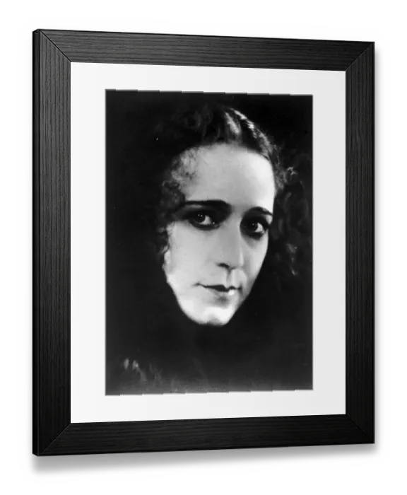 Framed Print : Star of Swedish ballet to re appear in London. Mme Jenny Hasselquist, who has