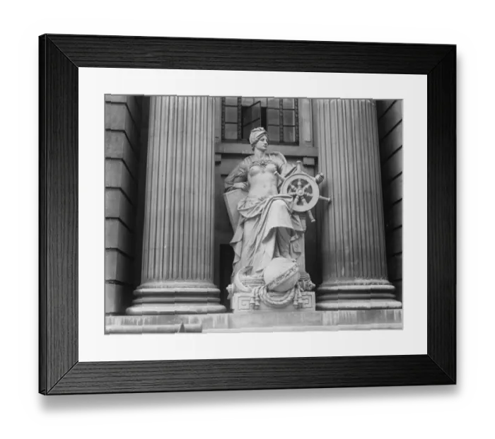 Framed Print : New Port of London Authority Building Navigation ( Sculpture ) 1922 Framed Print : New Port of London Authority Building Navigation ( Sculpture ) 1922