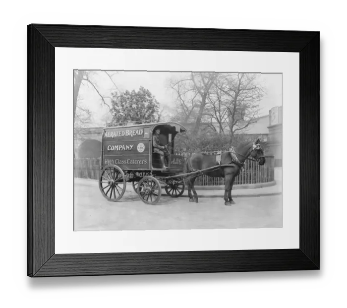 Framed Print : Taken for the Aerated Bread Company. 7 April 1920
