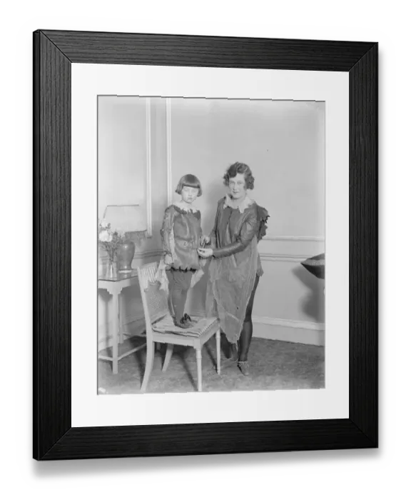 Framed Print : The old and the new Peter Pan. A Peter Pan party was held at Claridges Hotel Framed Print : The old and the new Peter Pan. A Peter Pan party was held at Claridges Hotel