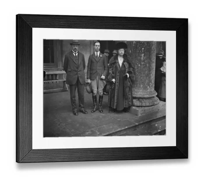 Framed Print : Coming of age of Lord Ailesburys heir : Presentation at lawn meet of Tedworth Hounds Framed Print : Coming of age of Lord Ailesburys heir : Presentation at lawn meet of Tedworth Hounds