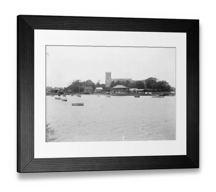 Framed Print : Christchurch in Dorset 1925 Framed Print : Christchurch in Dorset 1925