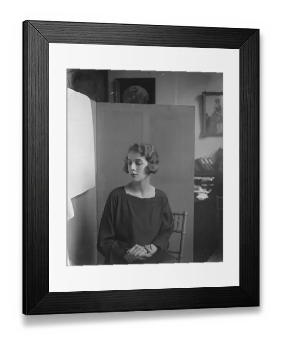 Framed Print : Society beautys new hobby Miss Paula Gellibrand 11 August 1922 Framed Print : Society beautys new hobby Miss Paula Gellibrand 11 August 1922