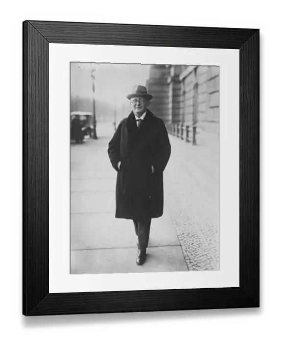 Framed Print : Democrat to form coalition government for Germany Herr Koch, leader of the Democrats Framed Print : Democrat to form coalition government for Germany Herr Koch, leader of the Democrats