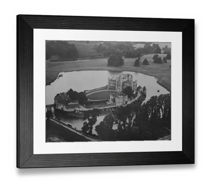 Framed Print : Leeds castle, Near Maidstone, Kent. The home of Lady Bailey. 24 January 1933 Framed Print : Leeds castle, Near Maidstone, Kent. The home of Lady Bailey. 24 January 1933