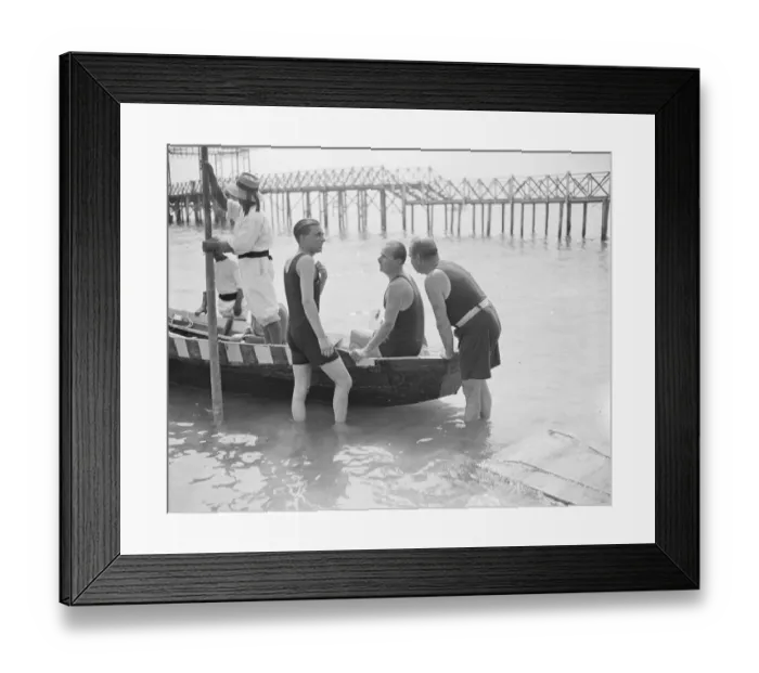 Framed Print : On the Lido Centre, Prince Leopold of Prussia ( Nephew of the Ex Kaiser ) 25 Framed Print : On the Lido Centre, Prince Leopold of Prussia ( Nephew of the Ex Kaiser ) 25