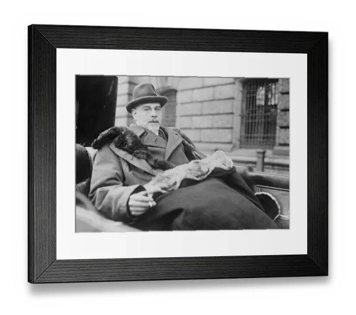 Framed Print : Germany and Genoa. Dr W Rathenau, the German Foreign Minister photographed in Framed Print : Germany and Genoa. Dr W Rathenau, the German Foreign Minister photographed in