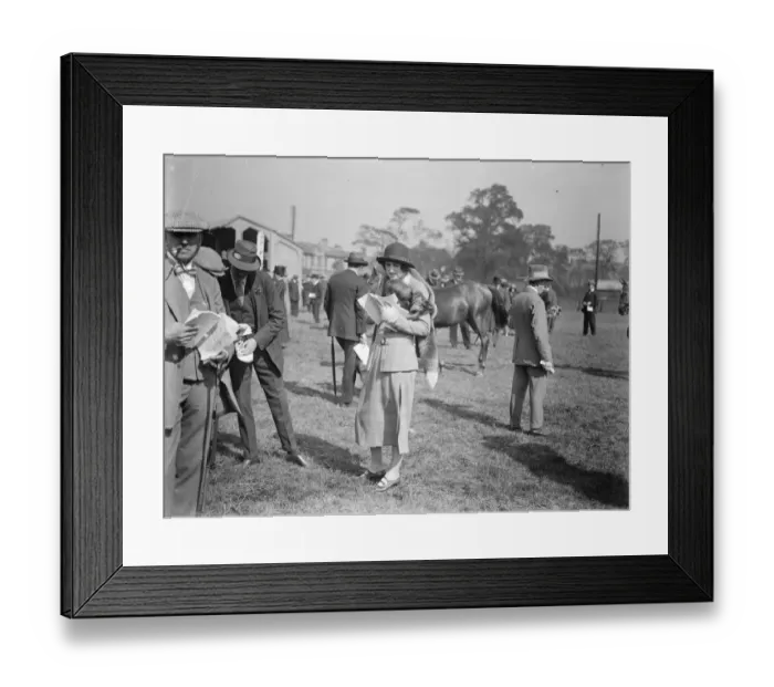 Framed Print : Doncaster Yearling Sales Princess Mary and Viscount Lascelles and many well known Framed Print : Doncaster Yearling Sales Princess Mary and Viscount Lascelles and many well known