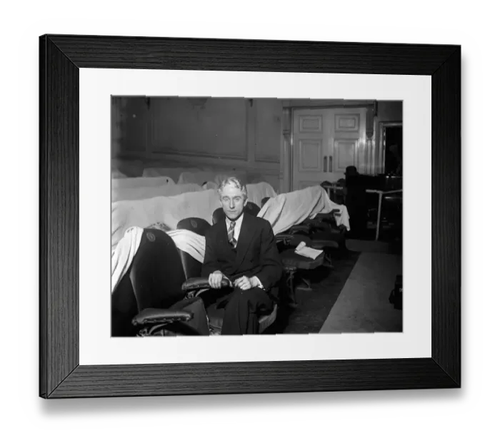 Framed Print : Mother of Pearl to be produced at Little Theatre. Charles Morrell ( T Fenton ), the author