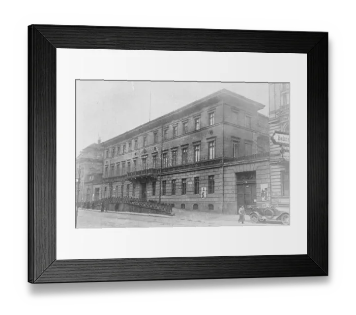 Framed Print : Wilhelmstrasse, showing the former palace of Prince August Wilhelm, Berlin Germany Framed Print : Wilhelmstrasse, showing the former palace of Prince August Wilhelm, Berlin Germany