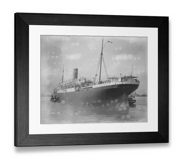 Framed Print : At Tilbury, Australia liner SS Euripides 28 March 1923