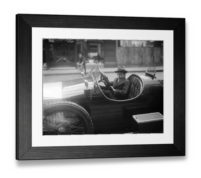 Framed Print : King Feisuls son buys a car. The Emir Ghazi, the Crown Prince of Iraq and only Framed Print : King Feisuls son buys a car. The Emir Ghazi, the Crown Prince of Iraq and only
