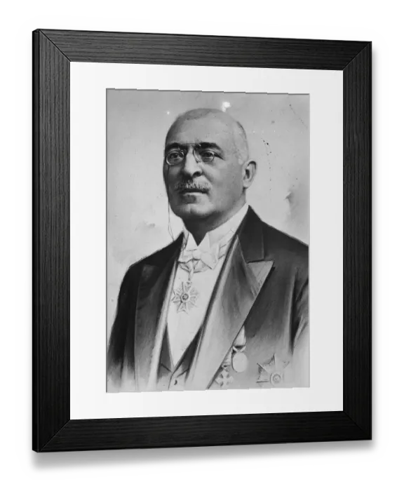 Framed Print : Romanias new regent. M C Sarateanu, a photograph just received in London. 26