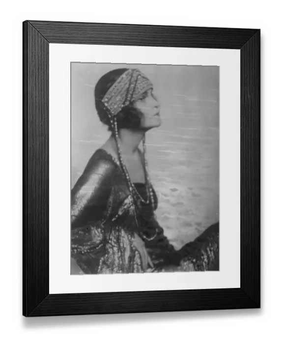 Framed Print : Another Russian Dancer for England Mlle Mila Cirul the Russian dancer who is described