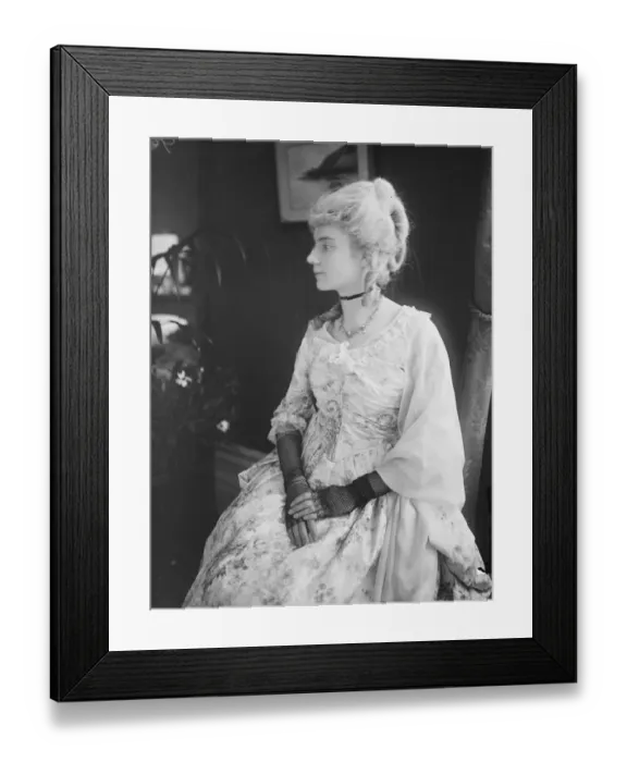 Framed Print : The Devonshire House Ball Miss Donner 16 April 1920