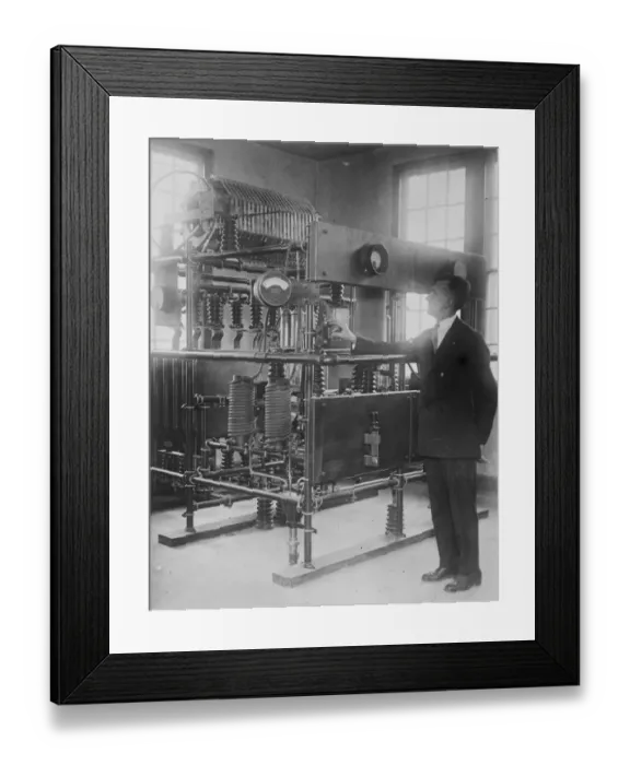 Framed Print : A glimpse into Americas new broadcasting station at Bound Brook, New Jersey Mr D N Stair Framed Print : A glimpse into Americas new broadcasting station at Bound Brook, New Jersey Mr D N Stair