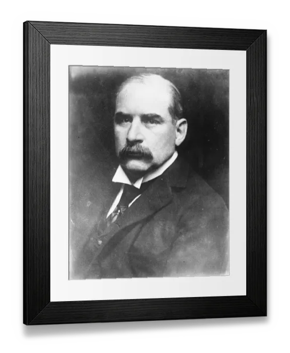 Framed Print : John Pierpont Morgan, American financier, banker, philanthropist and art collector Framed Print : John Pierpont Morgan, American financier, banker, philanthropist and art collector