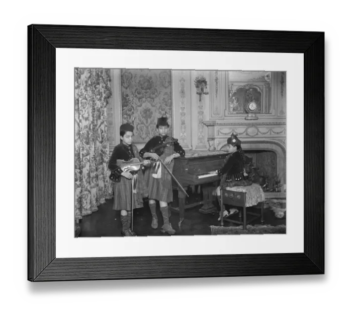 Framed Print : The three granddaughters of the Begum of Bhopal photographed at Portman Square. Left to right Framed Print : The three granddaughters of the Begum of Bhopal photographed at Portman Square. Left to right