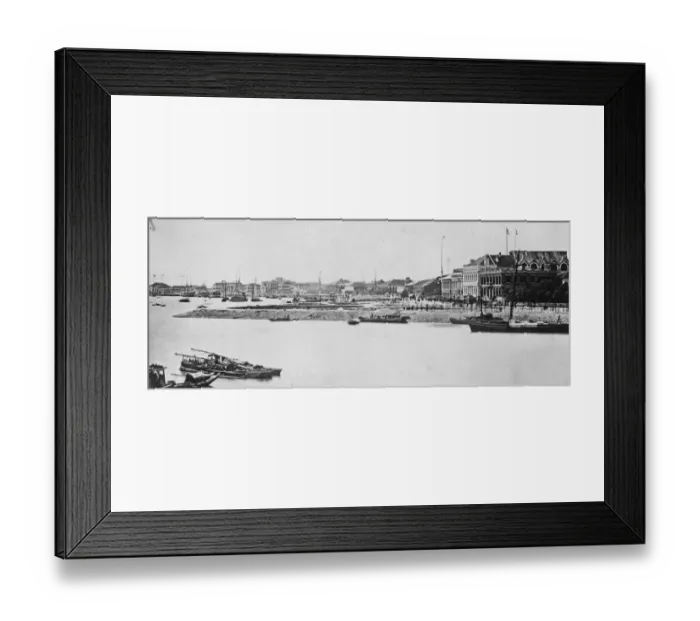 Framed Print : Civil War in China As the result of an outbreak of civil war 20 miles inland Framed Print : Civil War in China As the result of an outbreak of civil war 20 miles inland