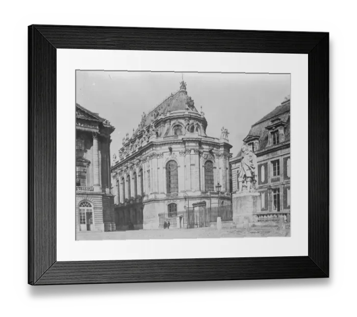 Framed Print : Fungas Danger to Famous Palace The Court of the Chapel at Versailles in which it Framed Print : Fungas Danger to Famous Palace The Court of the Chapel at Versailles in which it