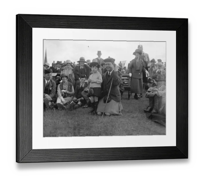 Framed Print : Aboyne Highland games. Lord Glentannar and Master Peter Farquhar. 9 September 1926 Framed Print : Aboyne Highland games. Lord Glentannar and Master Peter Farquhar. 9 September 1926