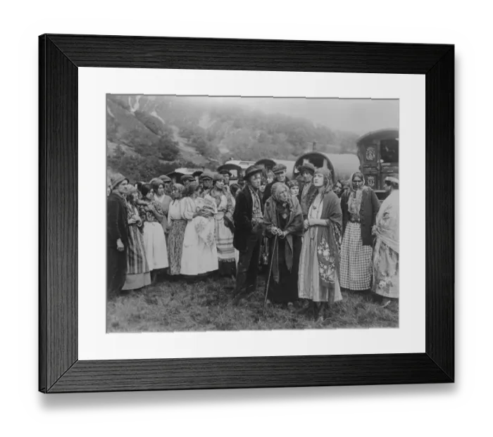 Framed Print : Marchioness as Film Heroine Lady Queensberry in a gipsy play The Marchioness of