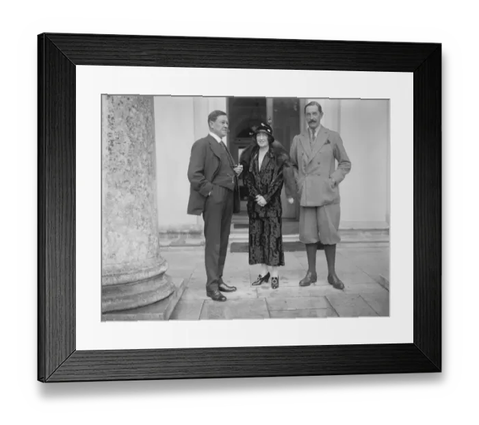 Framed Print : Imperial conference house party at Broadlands. Interesting gathering at Colonel Framed Print : Imperial conference house party at Broadlands. Interesting gathering at Colonel