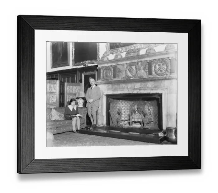 Framed Print : Premiers meet at Chequers Mr Ramsay MacDonalds first visit Mr MacDonlad with Framed Print : Premiers meet at Chequers Mr Ramsay MacDonalds first visit Mr MacDonlad with