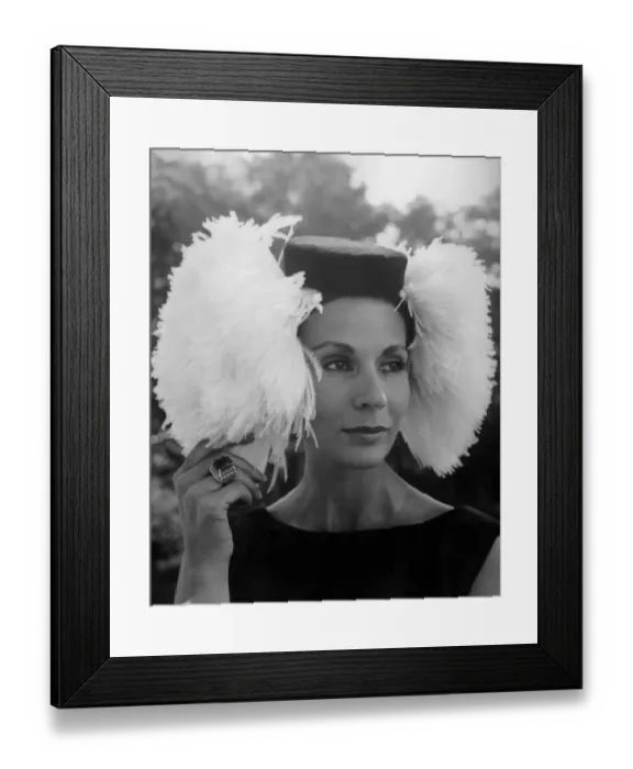 Framed Print : Ear Protection, 27th September 1962. Providing ample protection for the ears