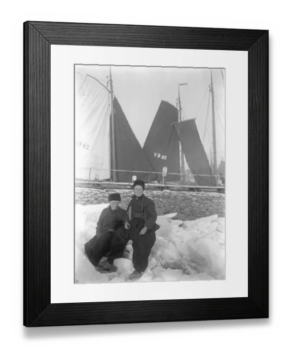 Framed Print : Holland Ice Bound Telegrams from Holland state a hard frost and fierce cold prevail Framed Print : Holland Ice Bound Telegrams from Holland state a hard frost and fierce cold prevail