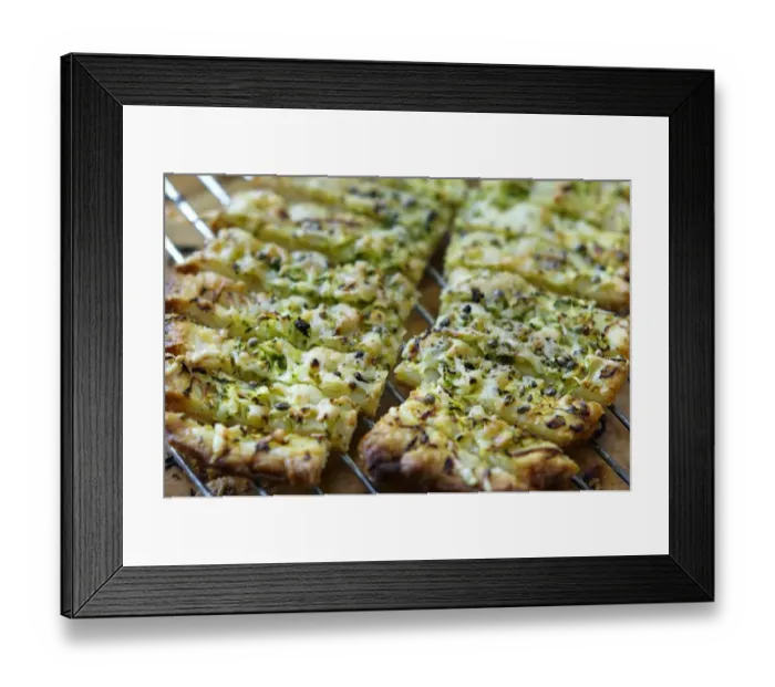 Framed Print : Freshly baked cheese straws cooling on rack, made with grated courgette and grated Framed Print : Freshly baked cheese straws cooling on rack, made with grated courgette and grated