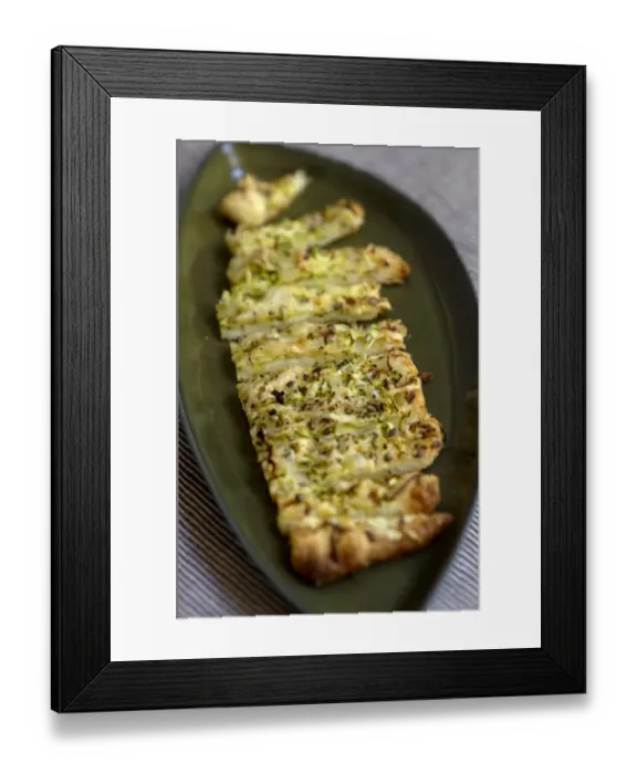 Framed Print : Freshly baked cheese straws made with grated courgette and grated emmental strewn Framed Print : Freshly baked cheese straws made with grated courgette and grated emmental strewn