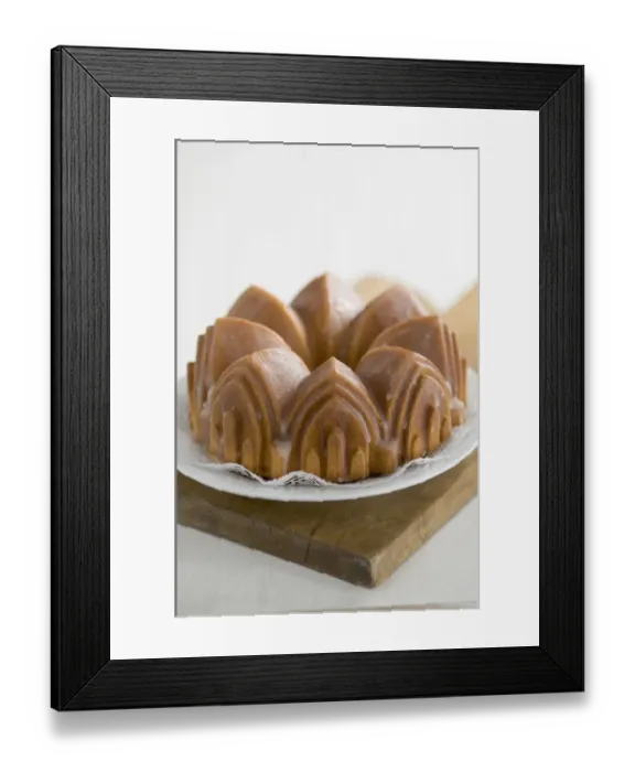 Framed Print : Classic pound cake baked in cathedral style Bundt tin, with sugar glaze credit Framed Print : Classic pound cake baked in cathedral style Bundt tin, with sugar glaze credit