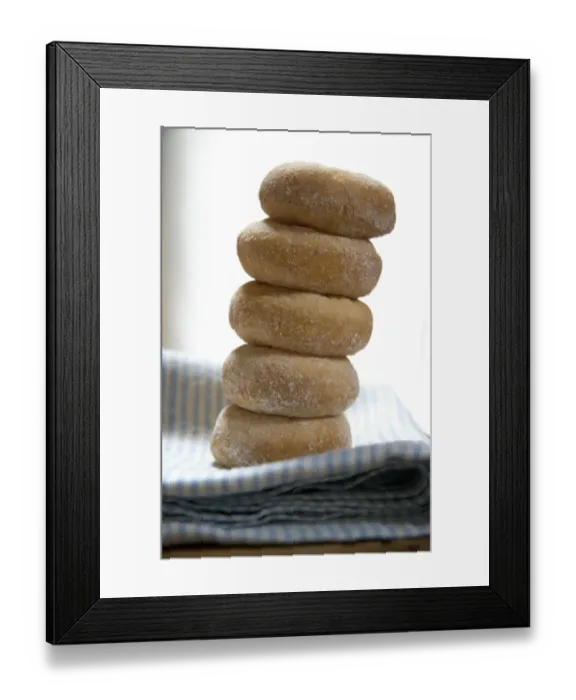 Framed Print : Mini ring doughnuts credit: Marie-Louise Avery / thePictureKitchen / TopFoto Framed Print : Mini ring doughnuts credit: Marie-Louise Avery / thePictureKitchen / TopFoto