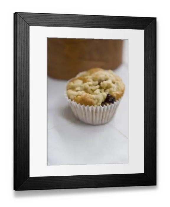 Framed Print : Small currant muffin topped with grated apple credit: Marie-Louise Avery / thePictureKitchen Framed Print : Small currant muffin topped with grated apple credit: Marie-Louise Avery / thePictureKitchen