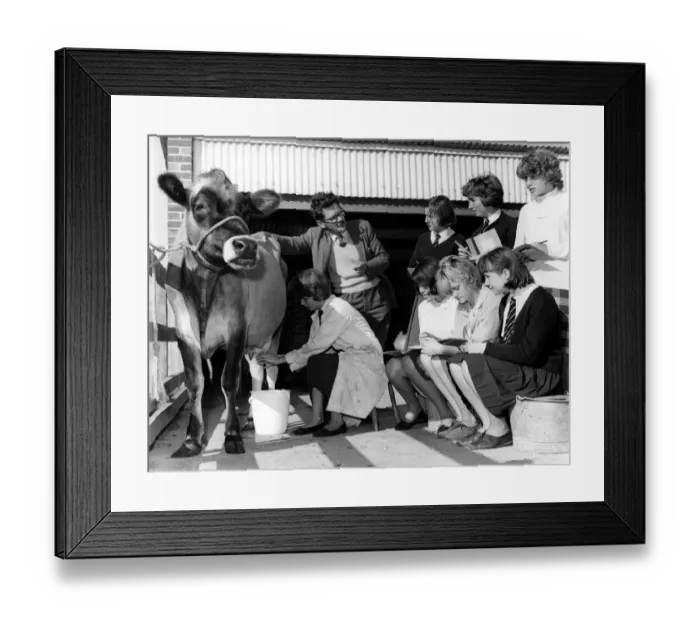 Framed Print : At the School at Wrotham in Kent, situated in the country, strong emphasis is placed Framed Print : At the School at Wrotham in Kent, situated in the country, strong emphasis is placed