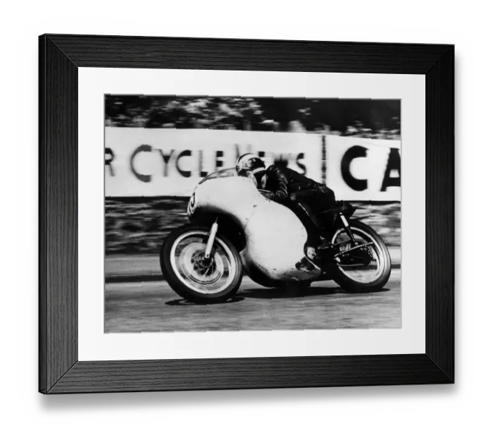 Framed Print : Phil Read : born 1 January 1939, British Grand Prix motorcycle road racer. Seen Framed Print : Phil Read : born 1 January 1939, British Grand Prix motorcycle road racer. Seen