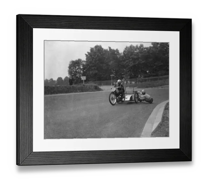 Framed Print : Motor cyclists had a final practice on the Crystal Palace Road Racing Circuit for Framed Print : Motor cyclists had a final practice on the Crystal Palace Road Racing Circuit for