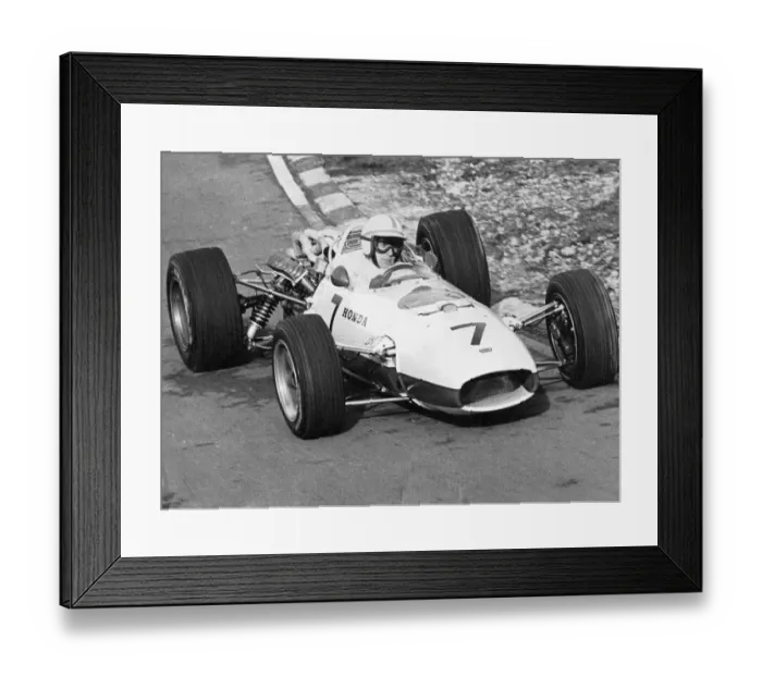 Framed Print : John Surtees in the formula one honda Framed Print : John Surtees in the formula one honda