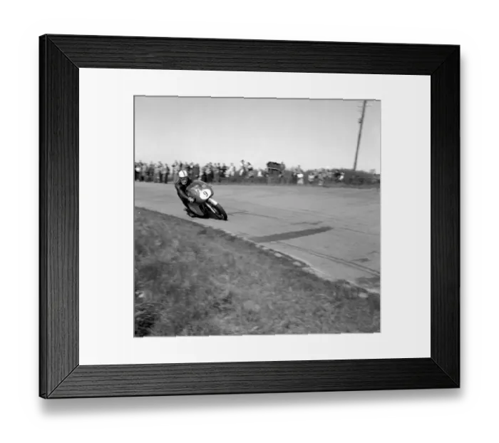 Framed Print : Mettet, Belgium : Britains famous John Surtees riding his MV Augusta at the Internation Framed Print : Mettet, Belgium : Britains famous John Surtees riding his MV Augusta at the Internation
