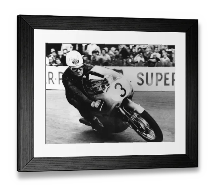 Framed Print : Japanese machines enjoyed a great success in the two lightweight solo events during