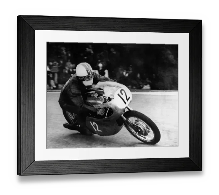 Framed Print : Japanese machines enjoyed a great sucess in the two lightweight solo events during Framed Print : Japanese machines enjoyed a great sucess in the two lightweight solo events during