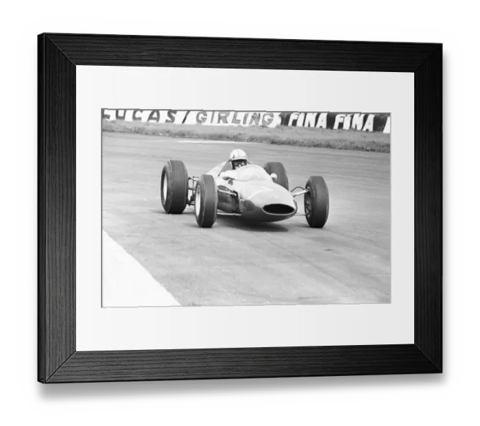 Framed Print : John Surtees driving his Ferrari during the 16th International Trophy Race at Silverstone Framed Print : John Surtees driving his Ferrari during the 16th International Trophy Race at Silverstone