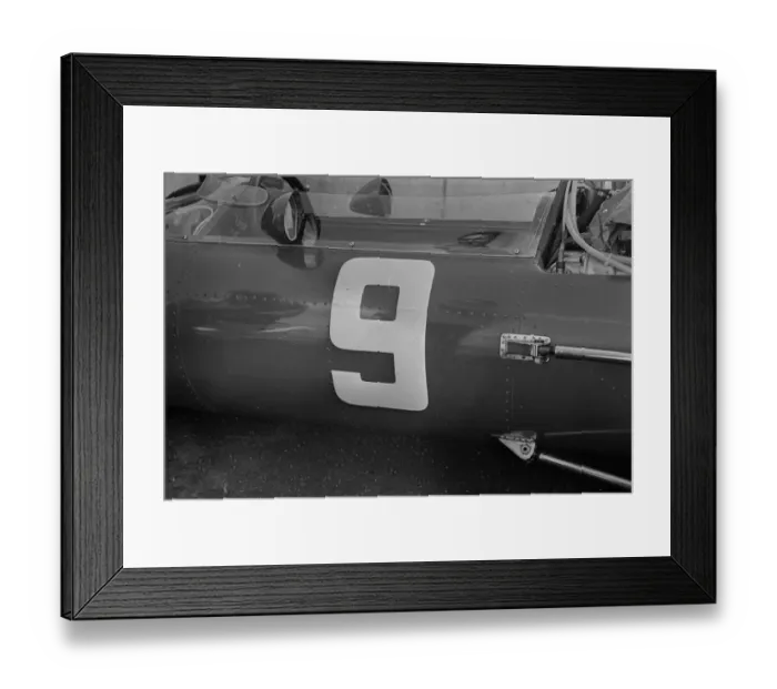 Framed Print : Racing car at Brands Hatch testing 1967 Framed Print : Racing car at Brands Hatch testing 1967